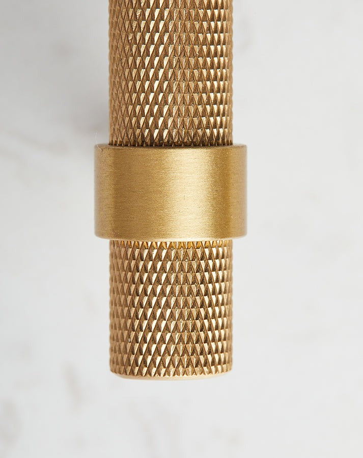 Moderne Struktur-Messing-Schrank- und Schubladengriffe