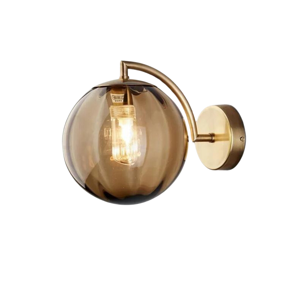 Howard - Glas-Globus-Wandlampe