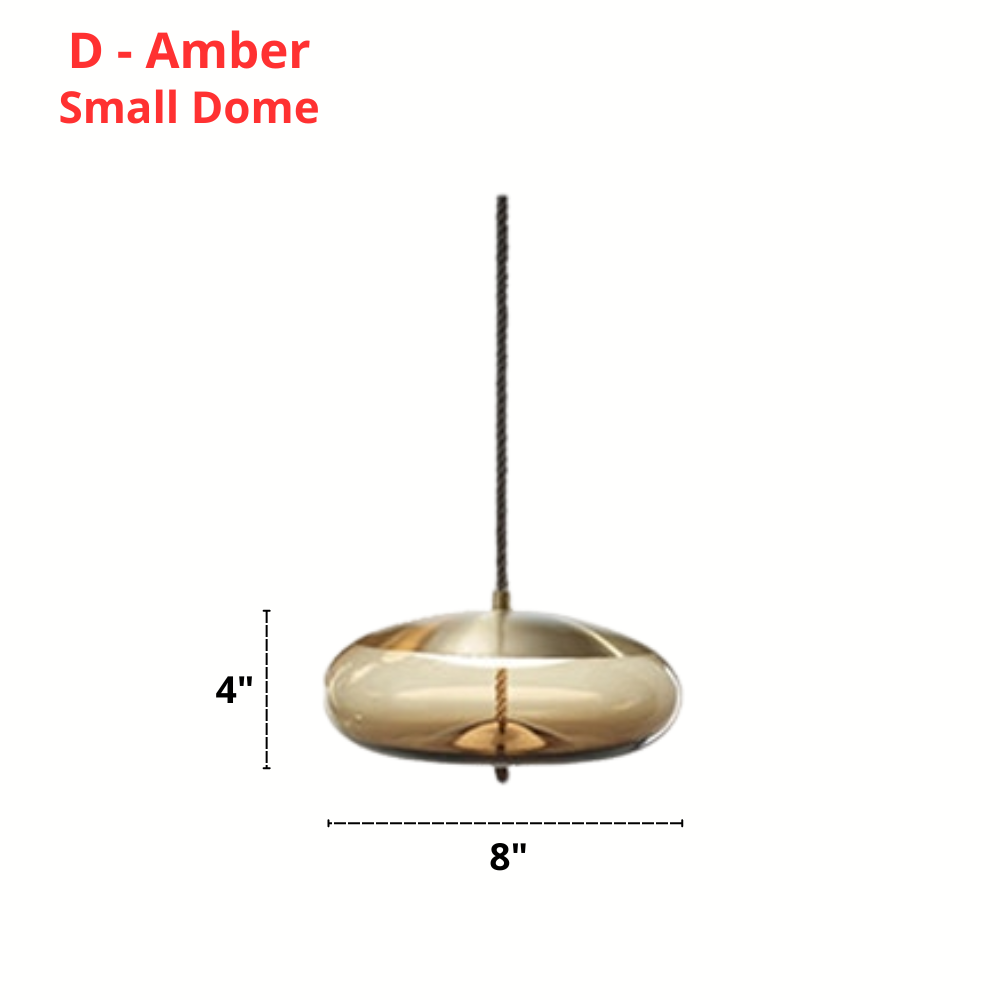 Nordic Rope & Glass Pendelleuchten