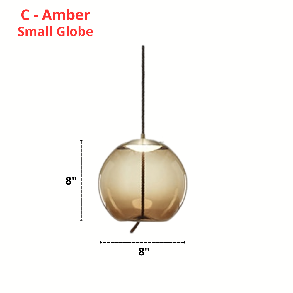 Nordic Rope & Glass Pendelleuchten