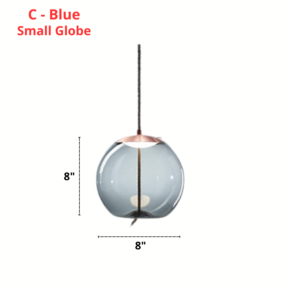 Nordic Rope & Glass Pendelleuchten