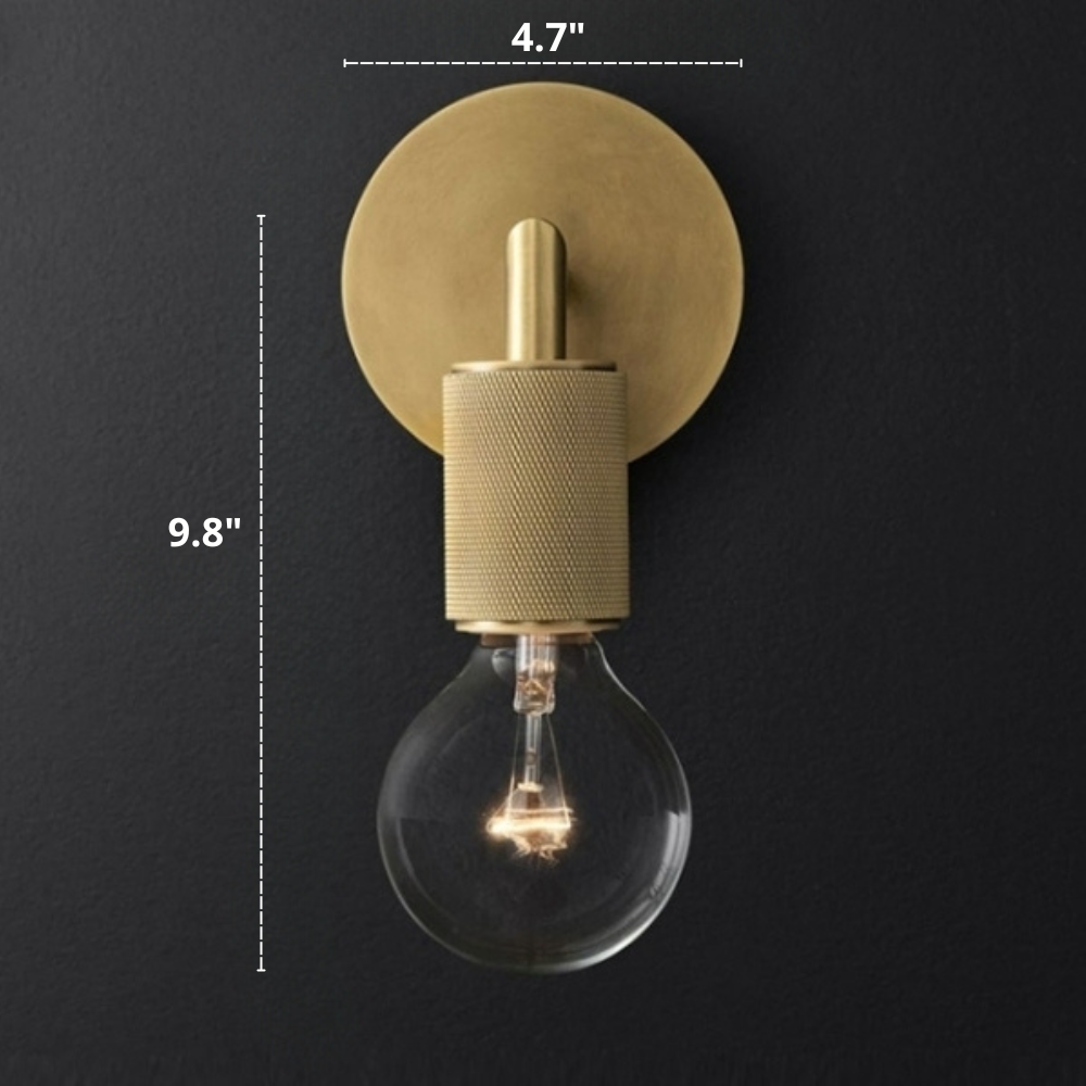 Designer Kupfer- & Glas-Wandlampen