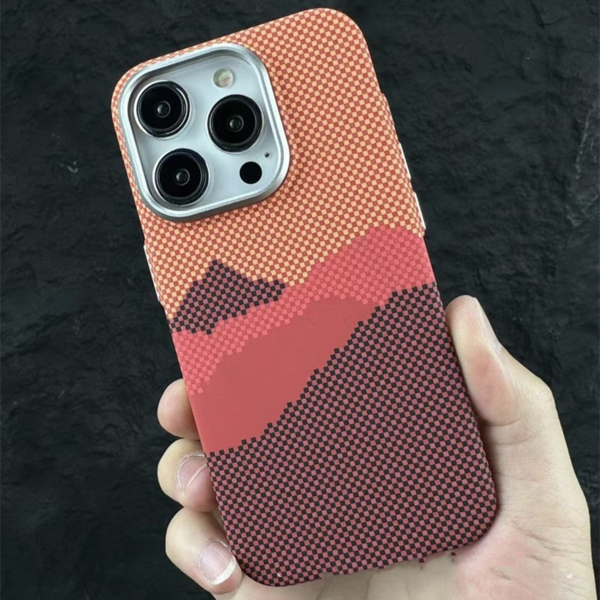 Kevlar pattern Magnetic Cover