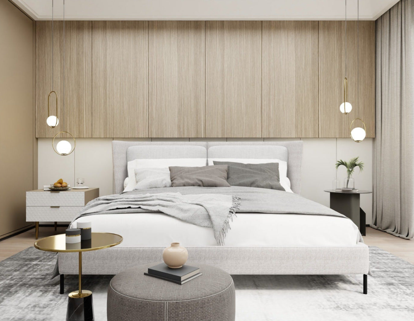 Moderne Frosted Glass Globe Pendelleuchten