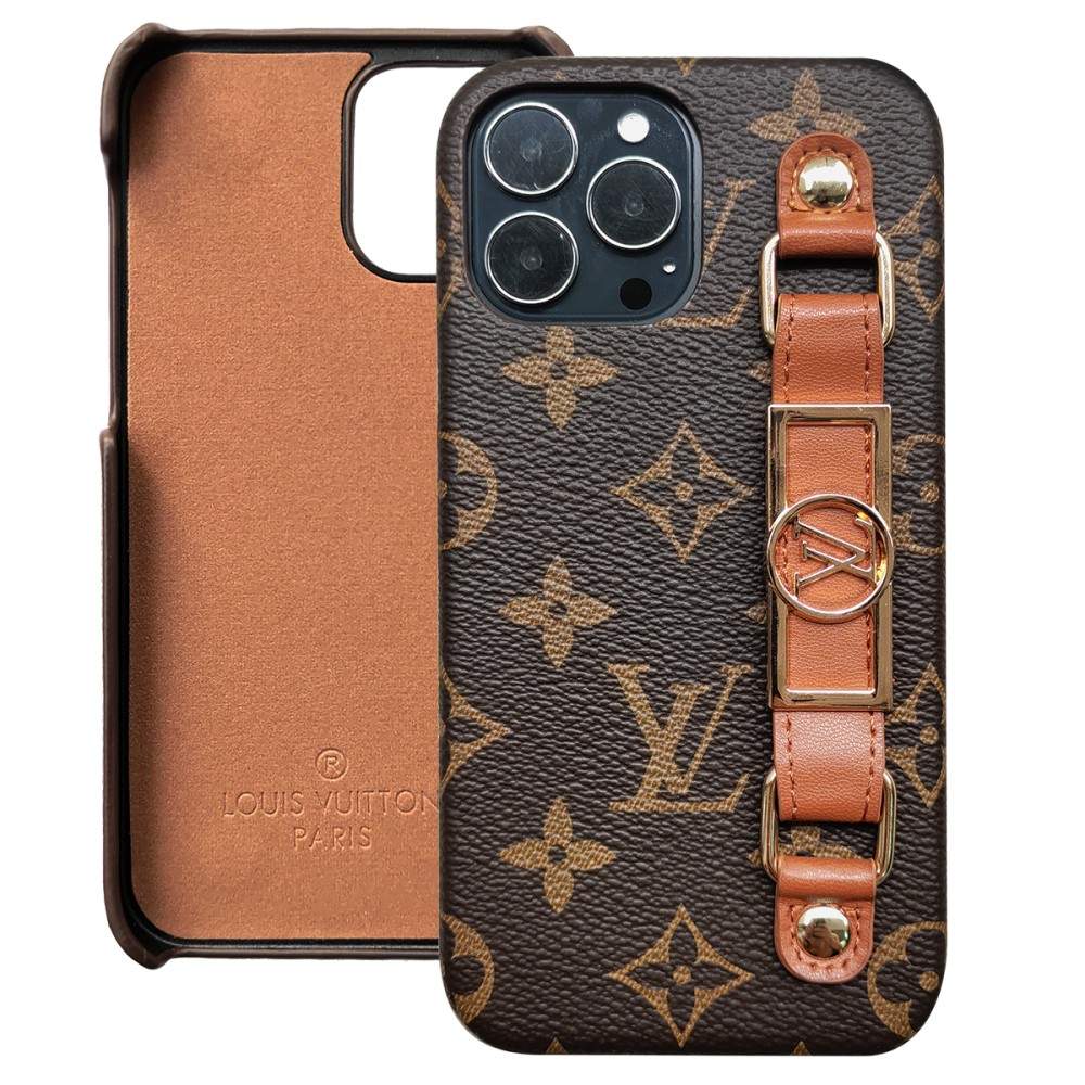 LUXURY LEATHER WRIST BAND IPHONE CASE