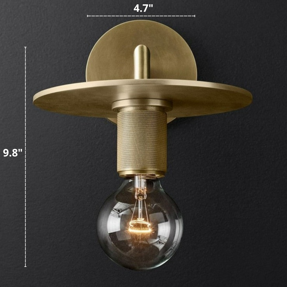Designer Kupfer- & Glas-Wandlampen