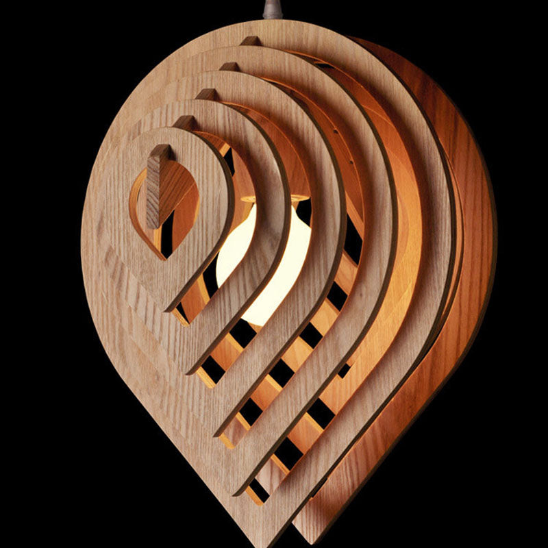 Harper - Moderne Holz-Pendelleuchte