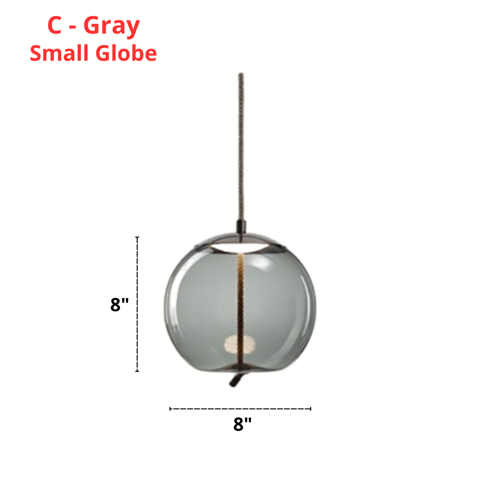 Nordic Rope & Glass Pendelleuchten