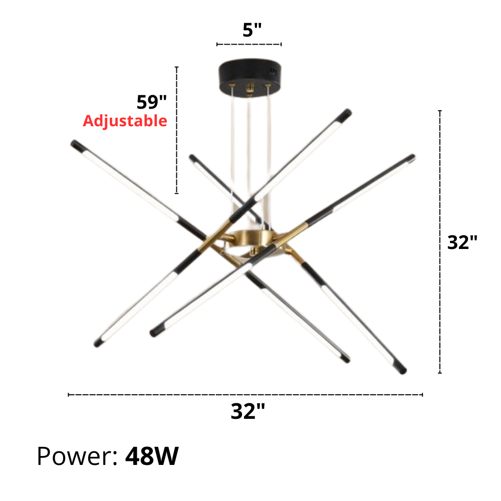 Ansley - Moderner LED-Kronleuchter