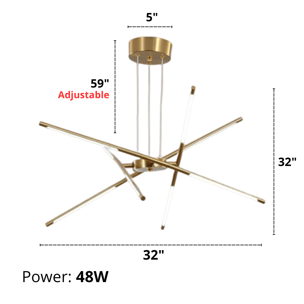 Ansley - Moderner LED-Kronleuchter