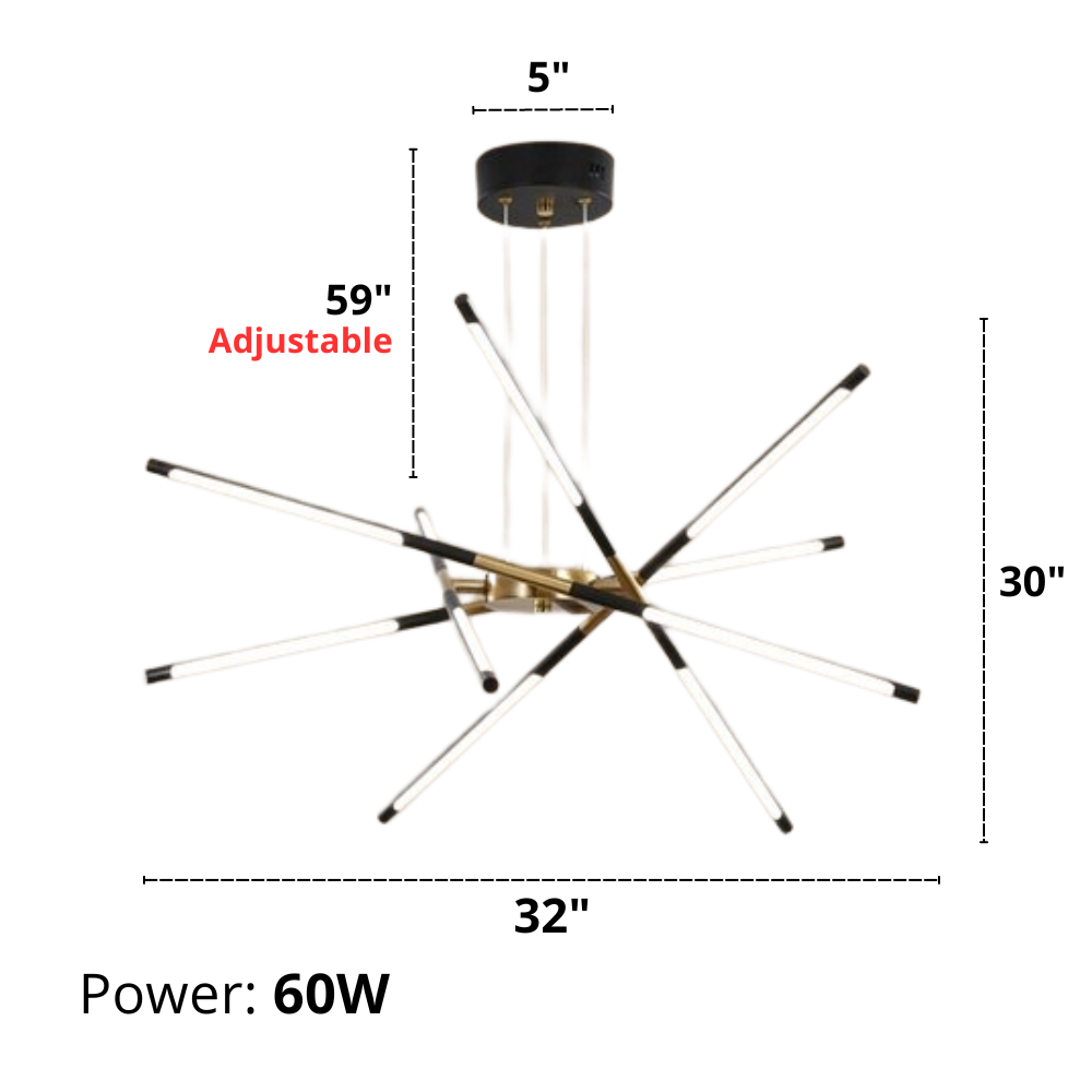 Ansley - Moderner LED-Kronleuchter