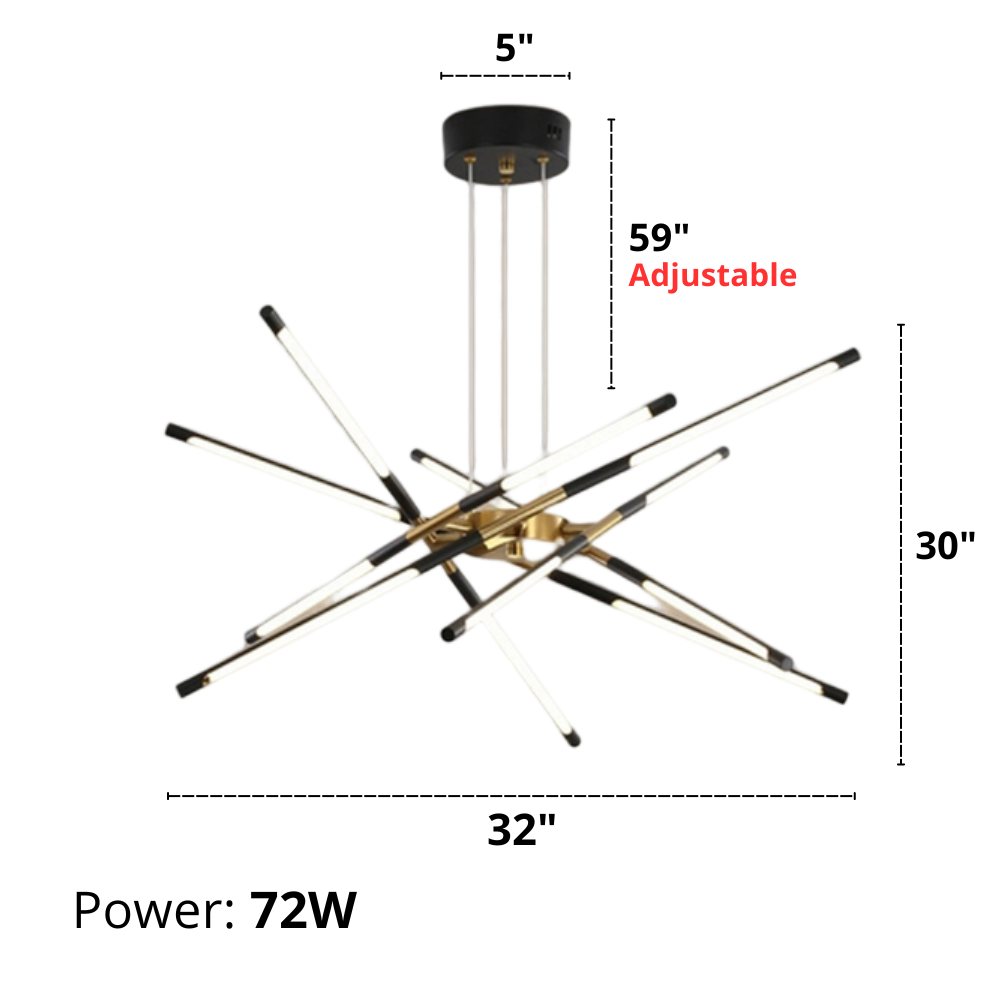 Ansley - Moderner LED-Kronleuchter