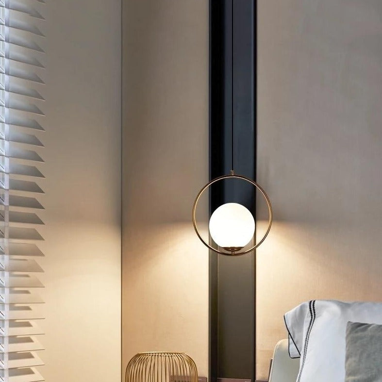 Moderne Frosted Glass Globe Pendelleuchten