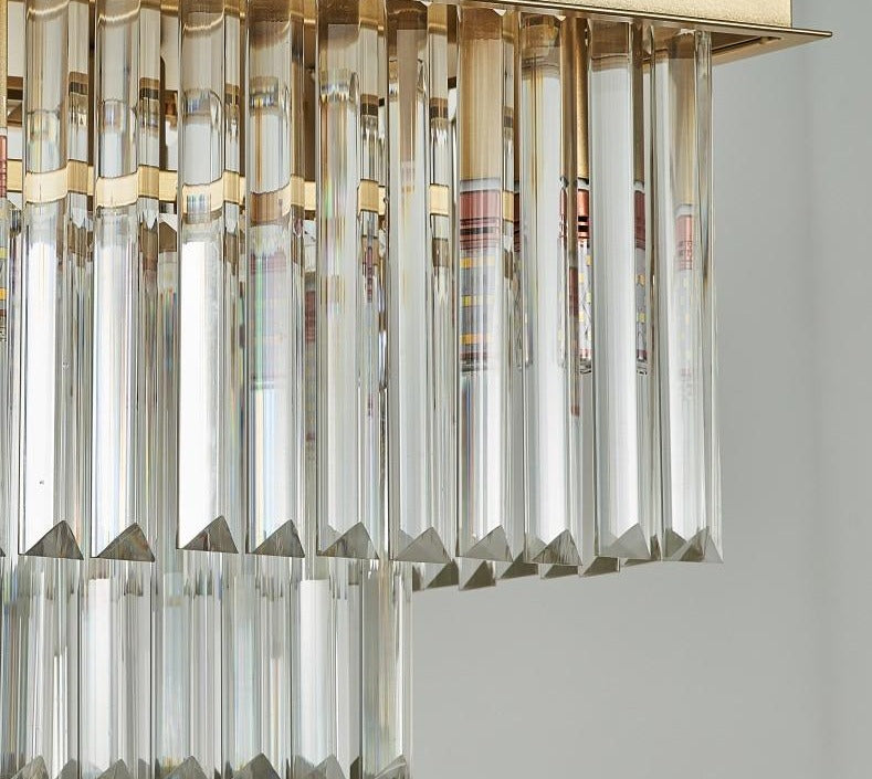 Kennedy - Moderner Glas-Kristall-Kronleuchter