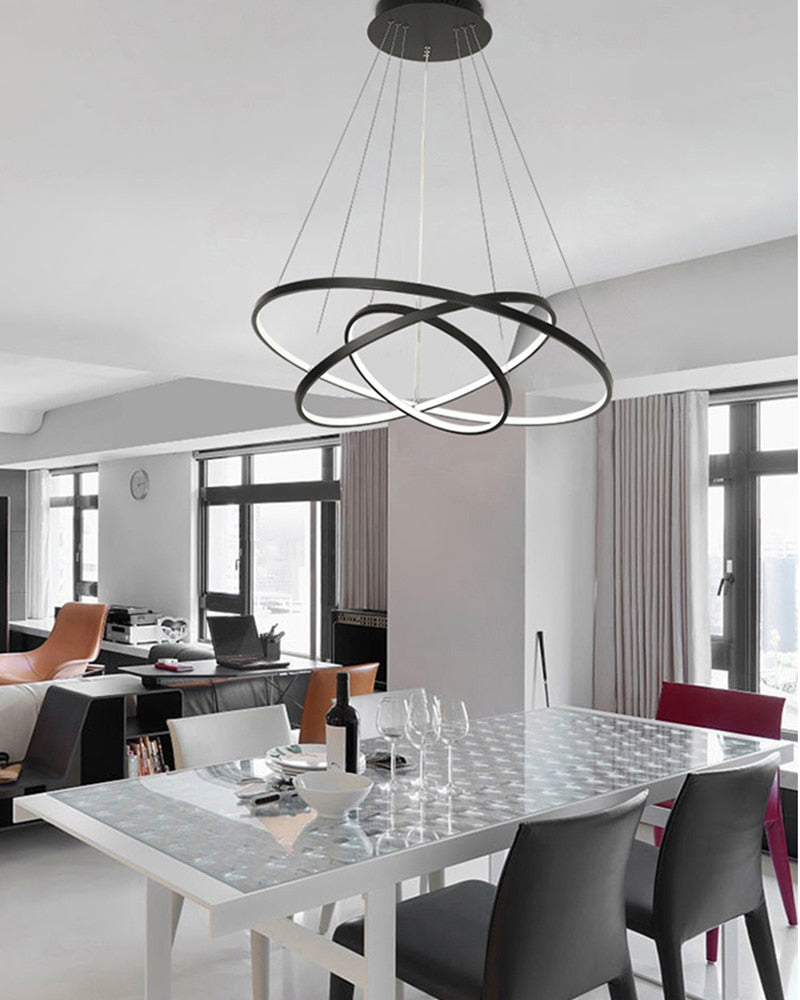 Moderner LED-Ring-Kronleuchter