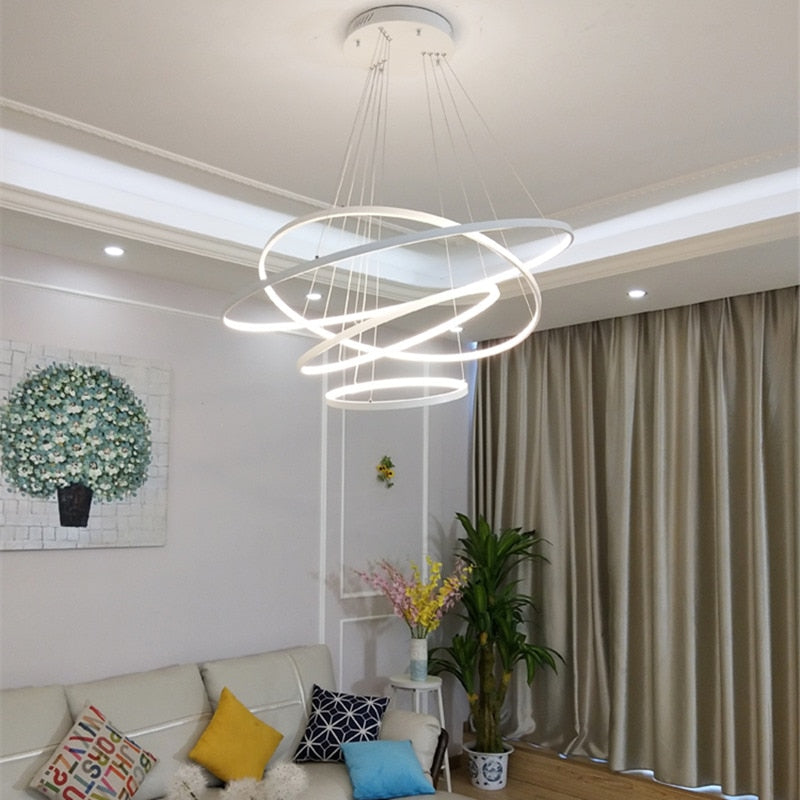 Moderner LED-Ring-Kronleuchter