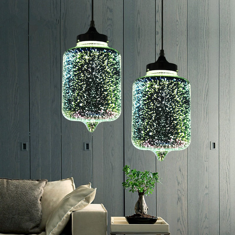 Nebula - Moderne Nordische Glas-Pendelleuchte