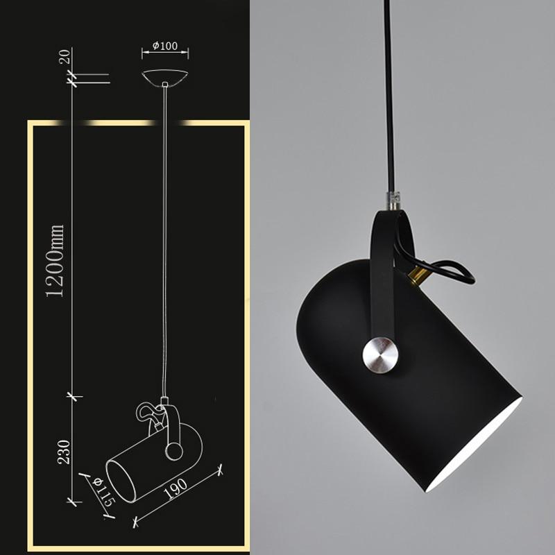 Moderne Bunte Schräge Pendelleuchten