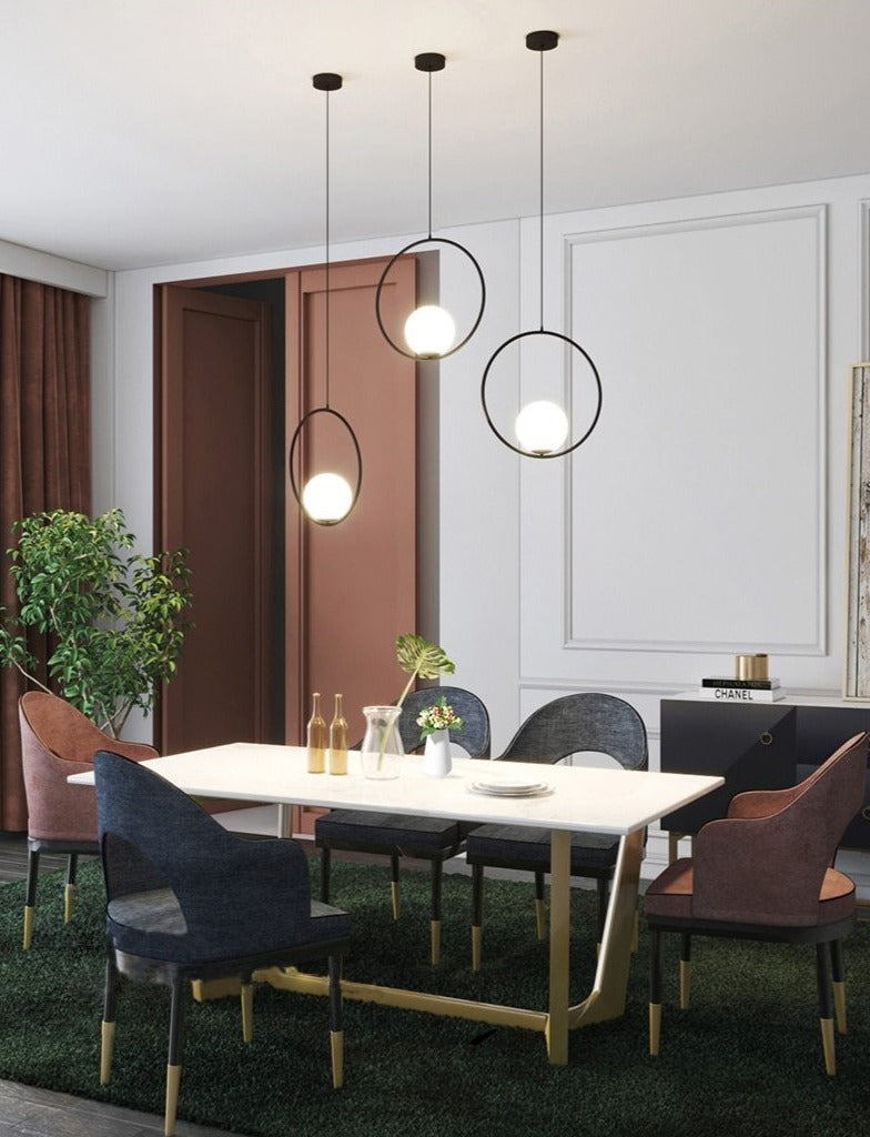 Nordic Frosted Glass Pendelleuchten