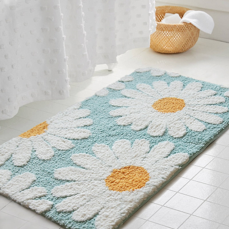 Original Blumen-Badmatte