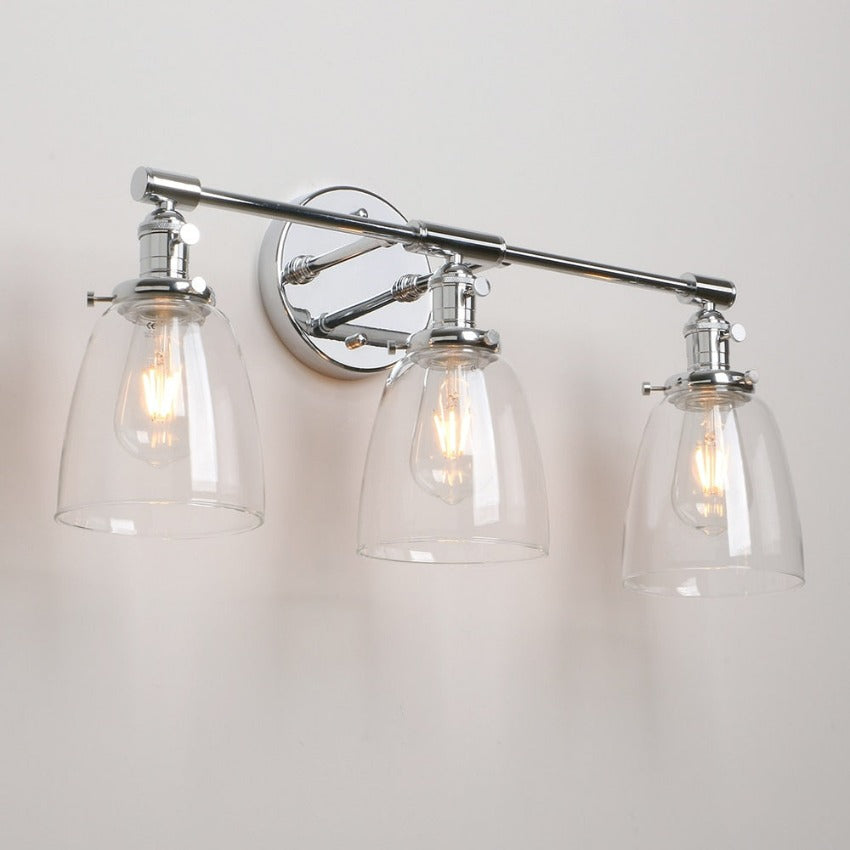 Drei-Birnen Wilson Vintage Wandleuchte