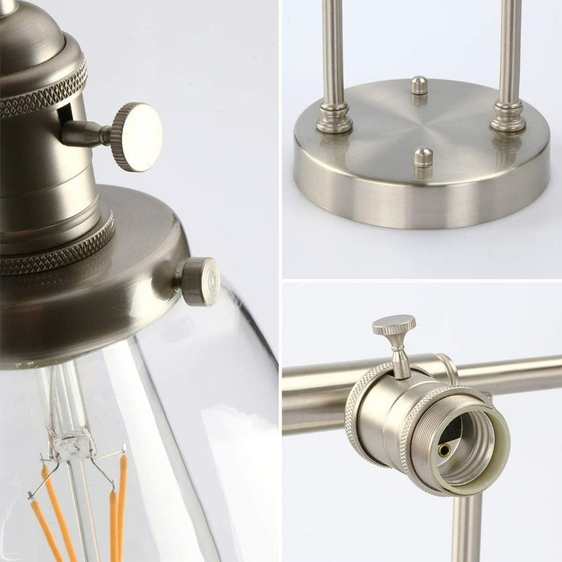 Drei-Birnen Franklin Vintage-Wandlampe