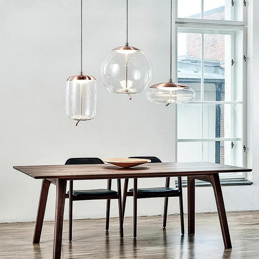 Nordic Rope & Glass Pendelleuchten