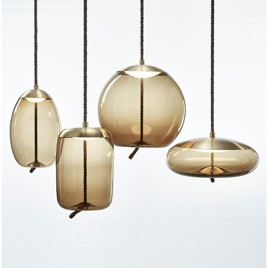 Nordic Rope & Glass Pendelleuchten