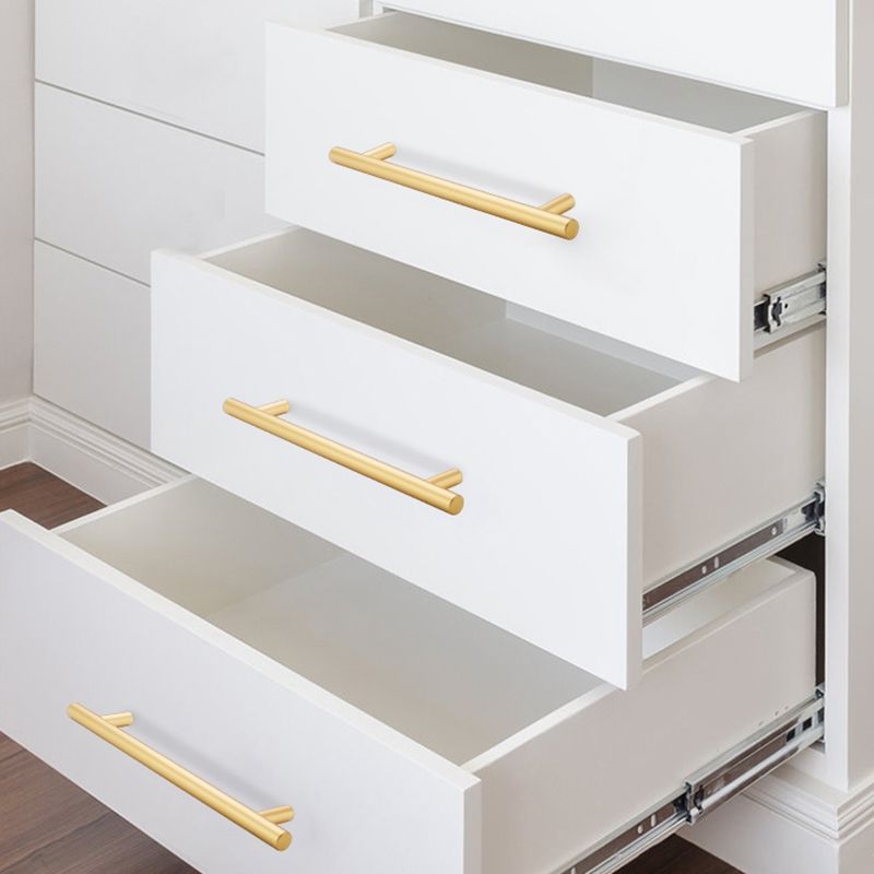 Moderne Schwarze & Goldene Möbel- und Schubladenknöpfe