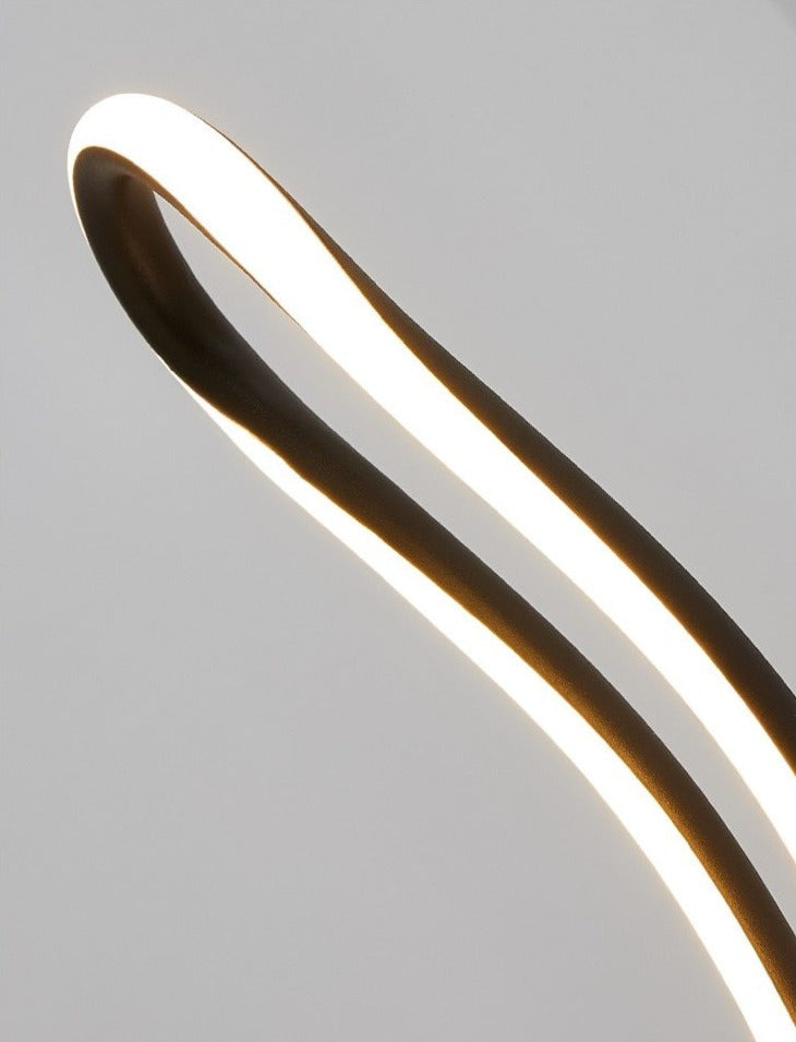 Moderne LED-Wellen-Kronleuchter