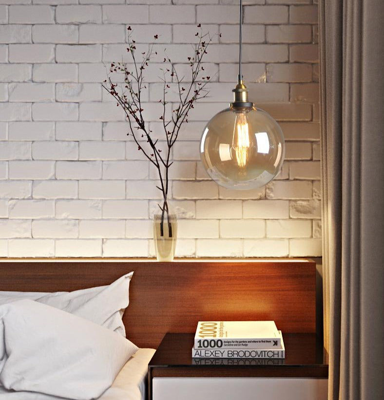 Rustikale Glaspendelleuchten