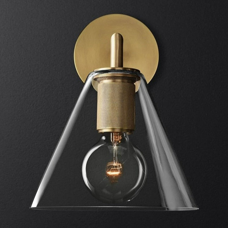 Designer Kupfer- & Glas-Wandlampen