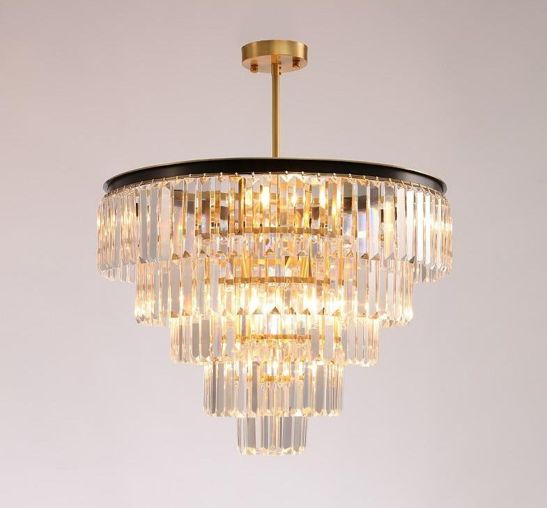 Garland - Moderner Glas-Kristall-Kronleuchter