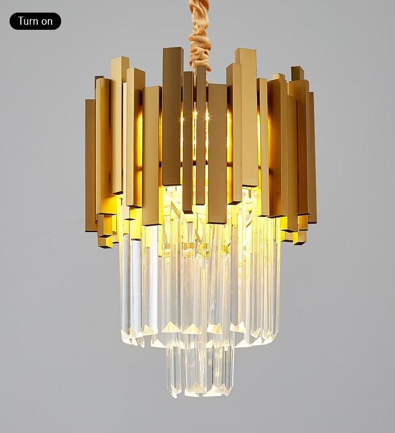 Apollo - Moderne Glas-Kristall-Pendelleuchten