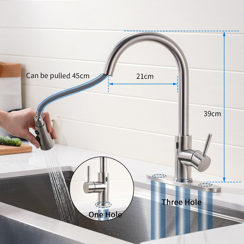 Berührungslose Smart Sensor Küchenarmatur