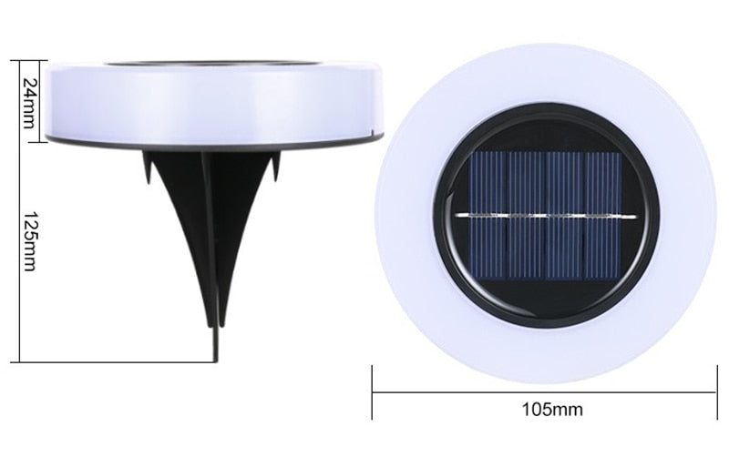 Solar LED Disc-Gehweglichter