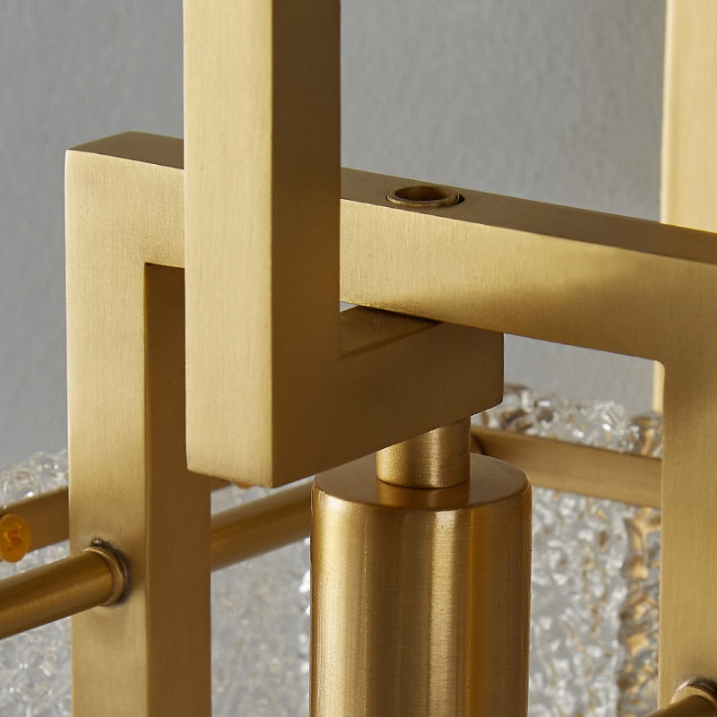 Moderne Texturierte Glas-Wandlampe