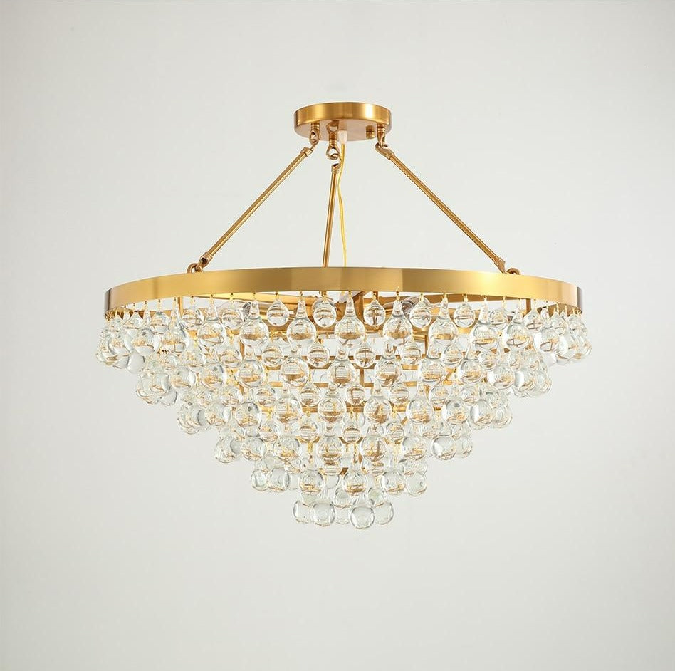 Modern Glass Crystal Tropfen-Kronleuchter