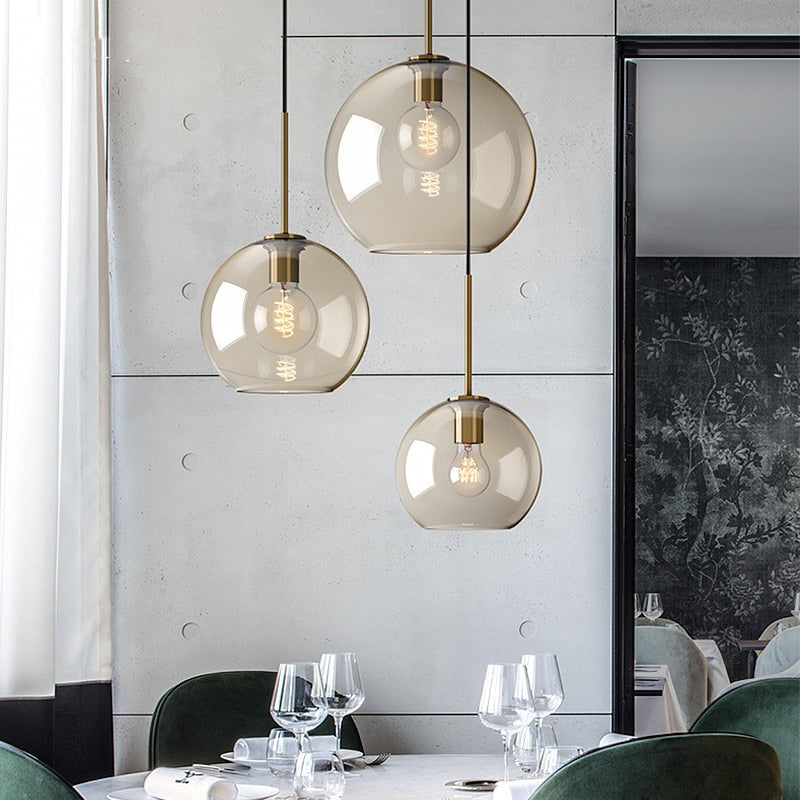 Hilde - Moderne Glas Pendelleuchten