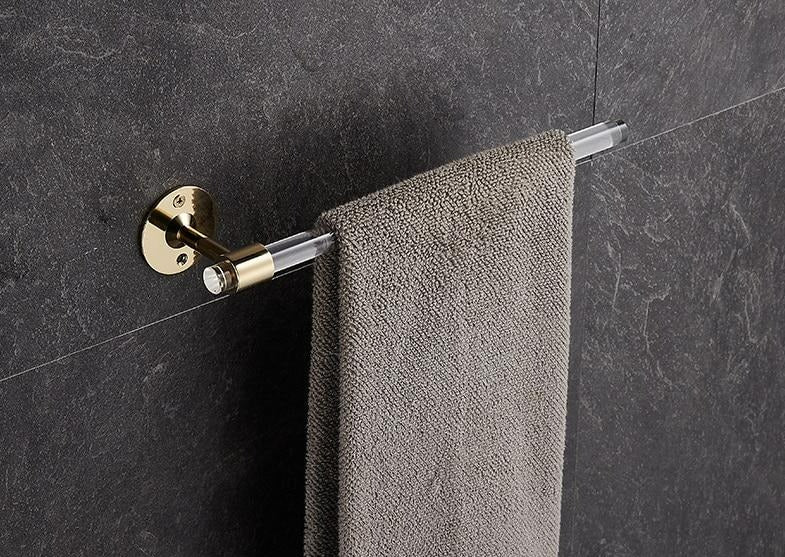 Modernes Transparentes Badezimmer-Hardware-Set