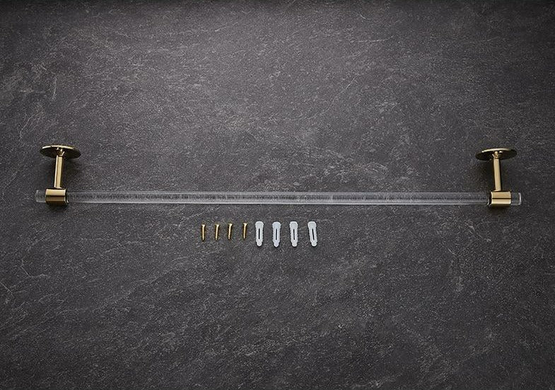 Modernes Transparentes Badezimmer-Hardware-Set