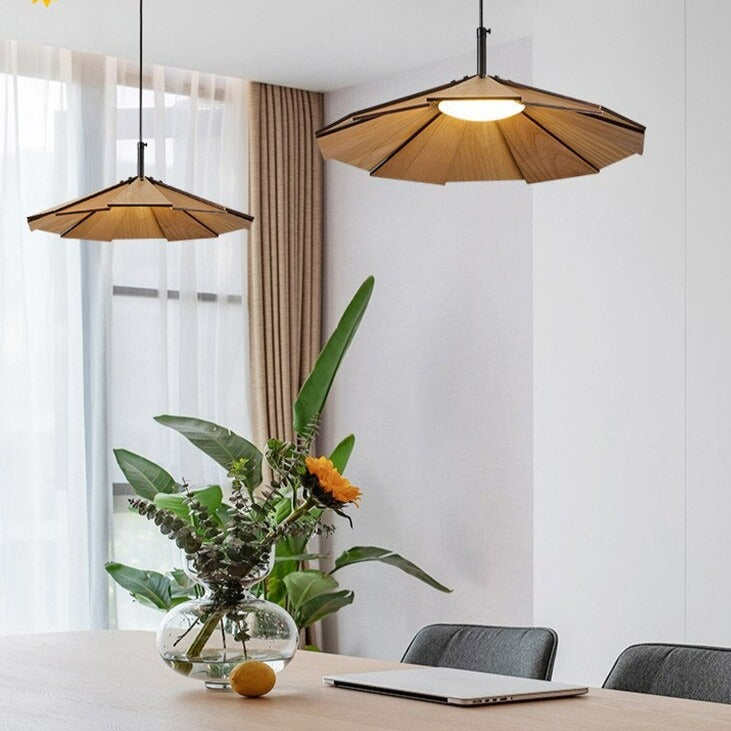 Wren - Moderne Holz Pendelleuchte
