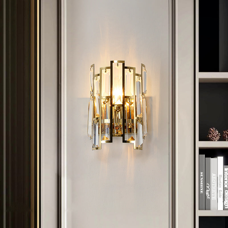 Cedric - Moderne Glas-Kristall-Wandleuchte