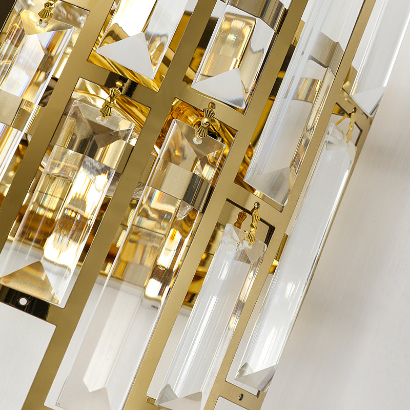 Cedric - Moderne Glas-Kristall-Wandleuchte