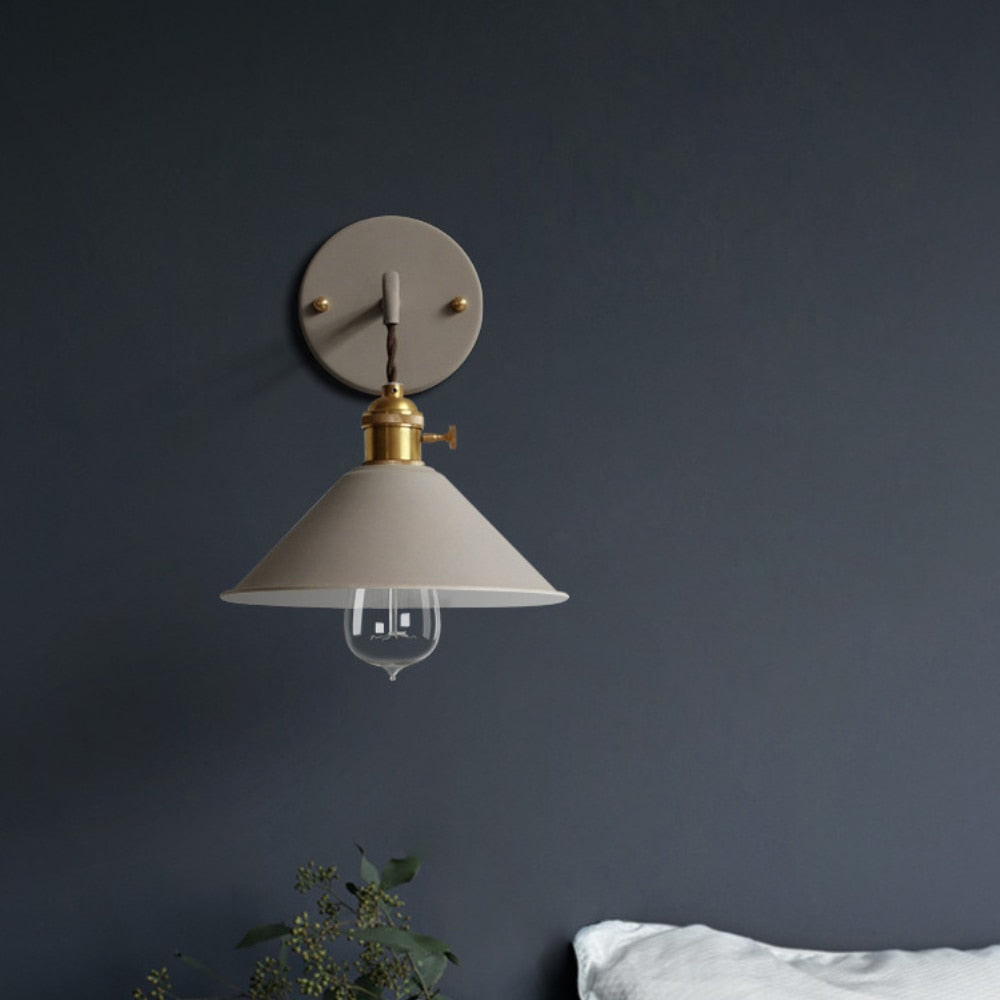 Bunte Retro-Wandlampen