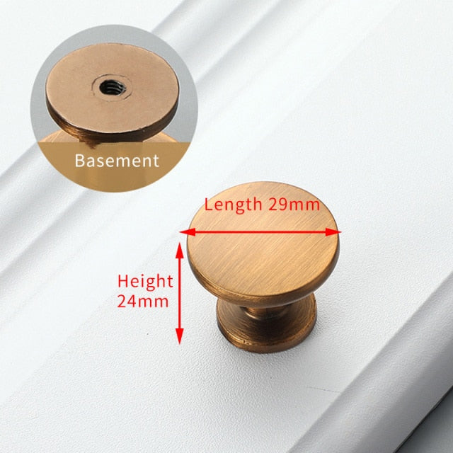 Moderne Bronze Schrank- & Schubladen-Griffe