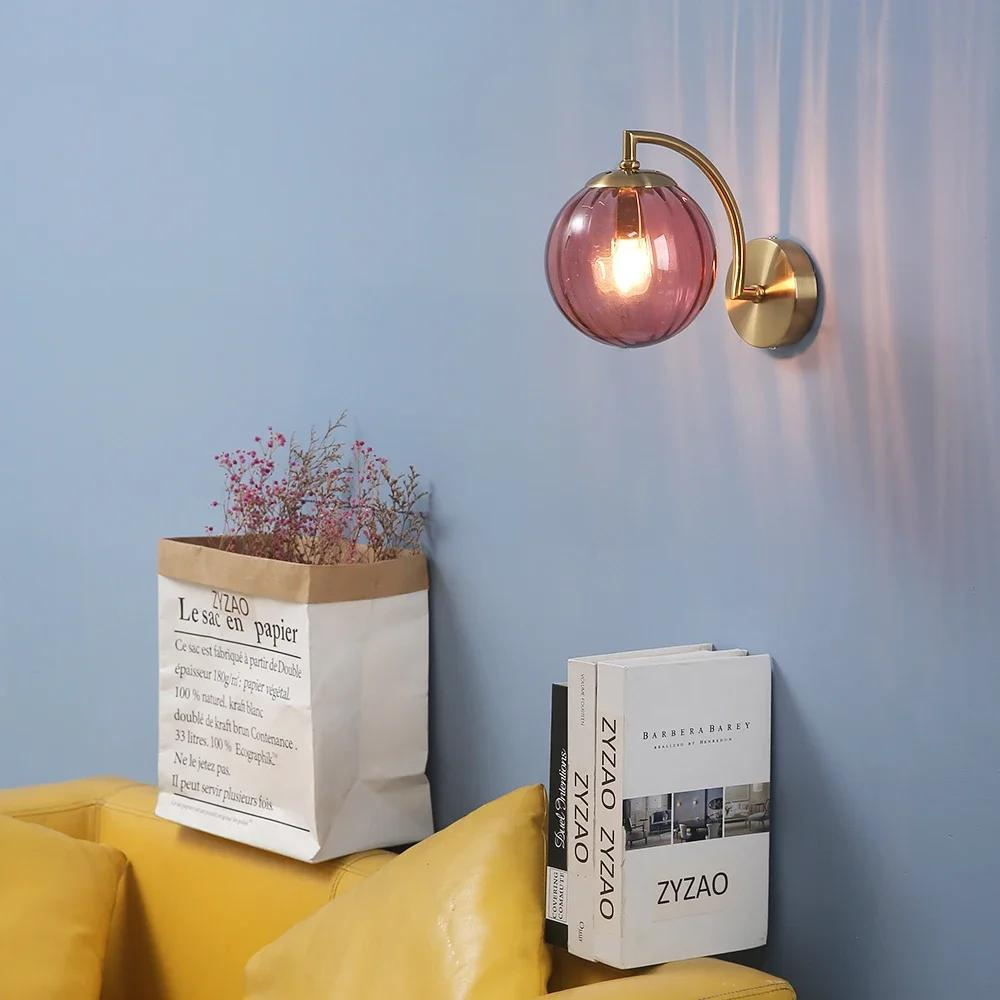 Howard - Glas-Globus-Wandlampe