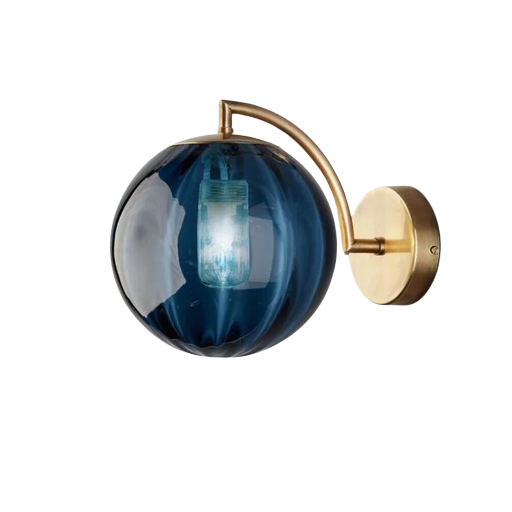 Howard - Glas-Globus-Wandlampe