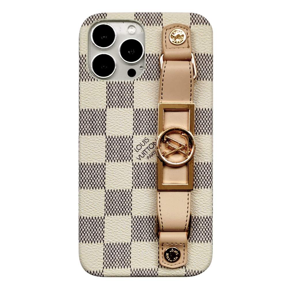 LUXURY LEATHER WRIST BAND IPHONE CASE