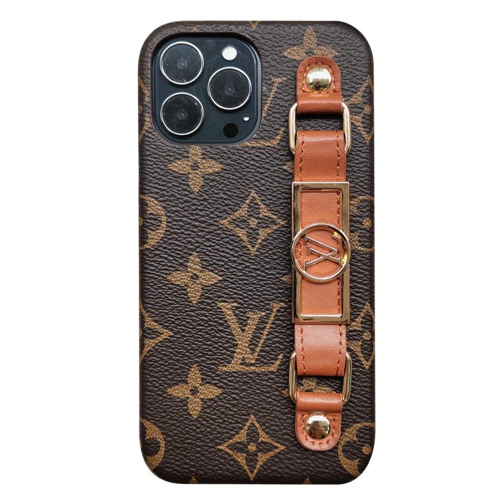 LUXURY LEATHER WRIST BAND IPHONE CASE
